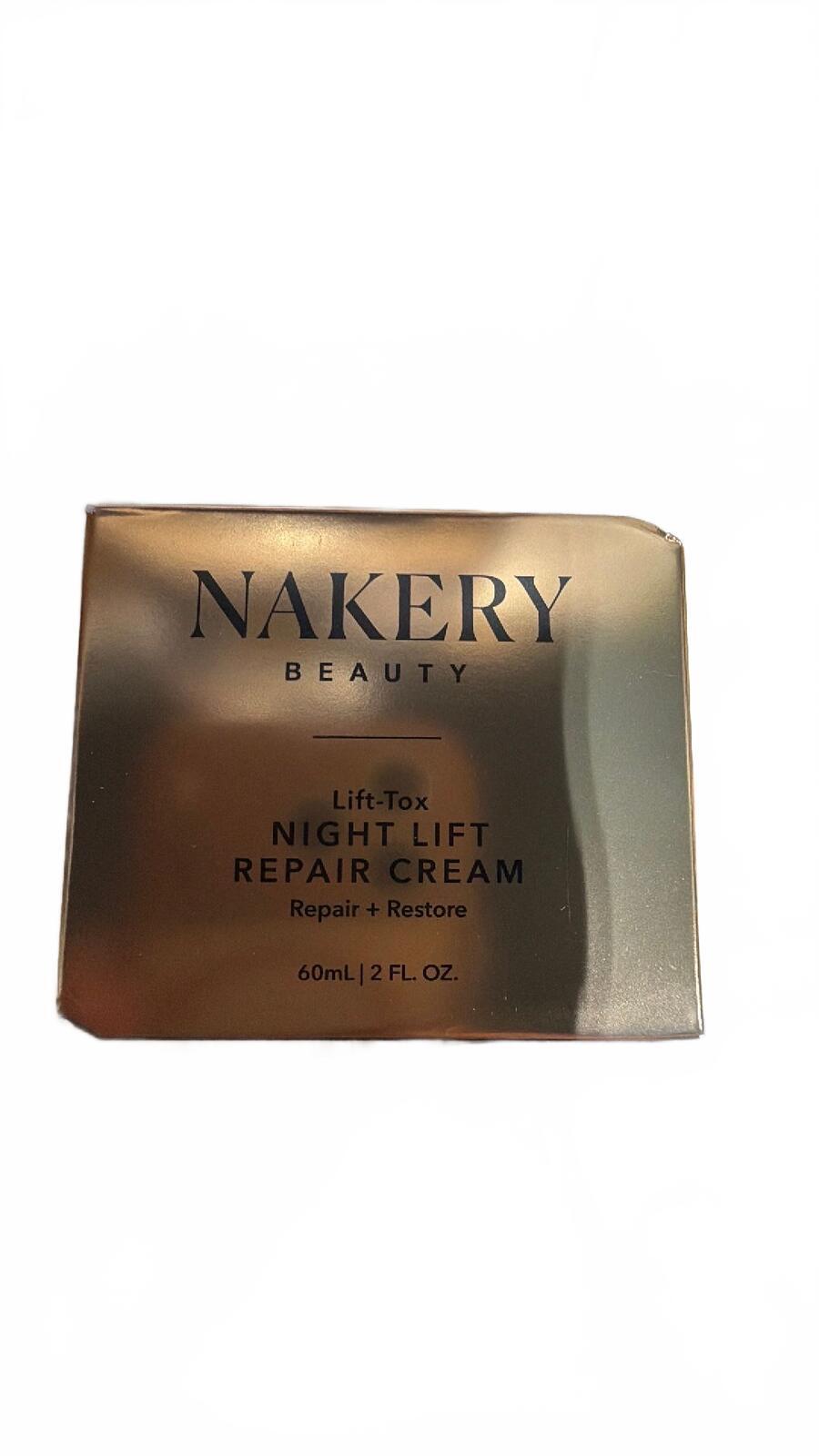 Nakery Beauty LIFT-TOX Night Lift Repair Restore Cream 2.0 Oz