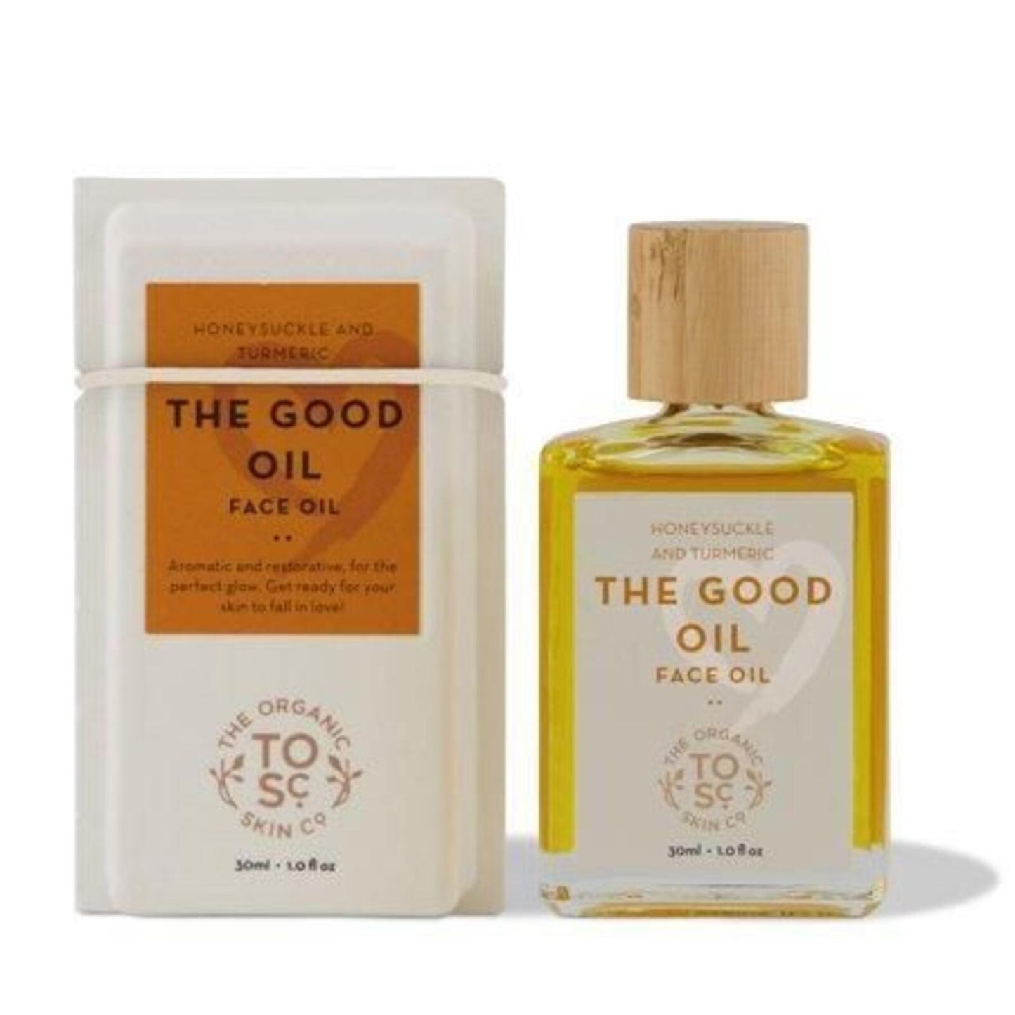 The Organic Skin Co., the Good Oil, Face Oil, Honeysuckle and Turmeric, 1 Fl Oz (30 Ml)
