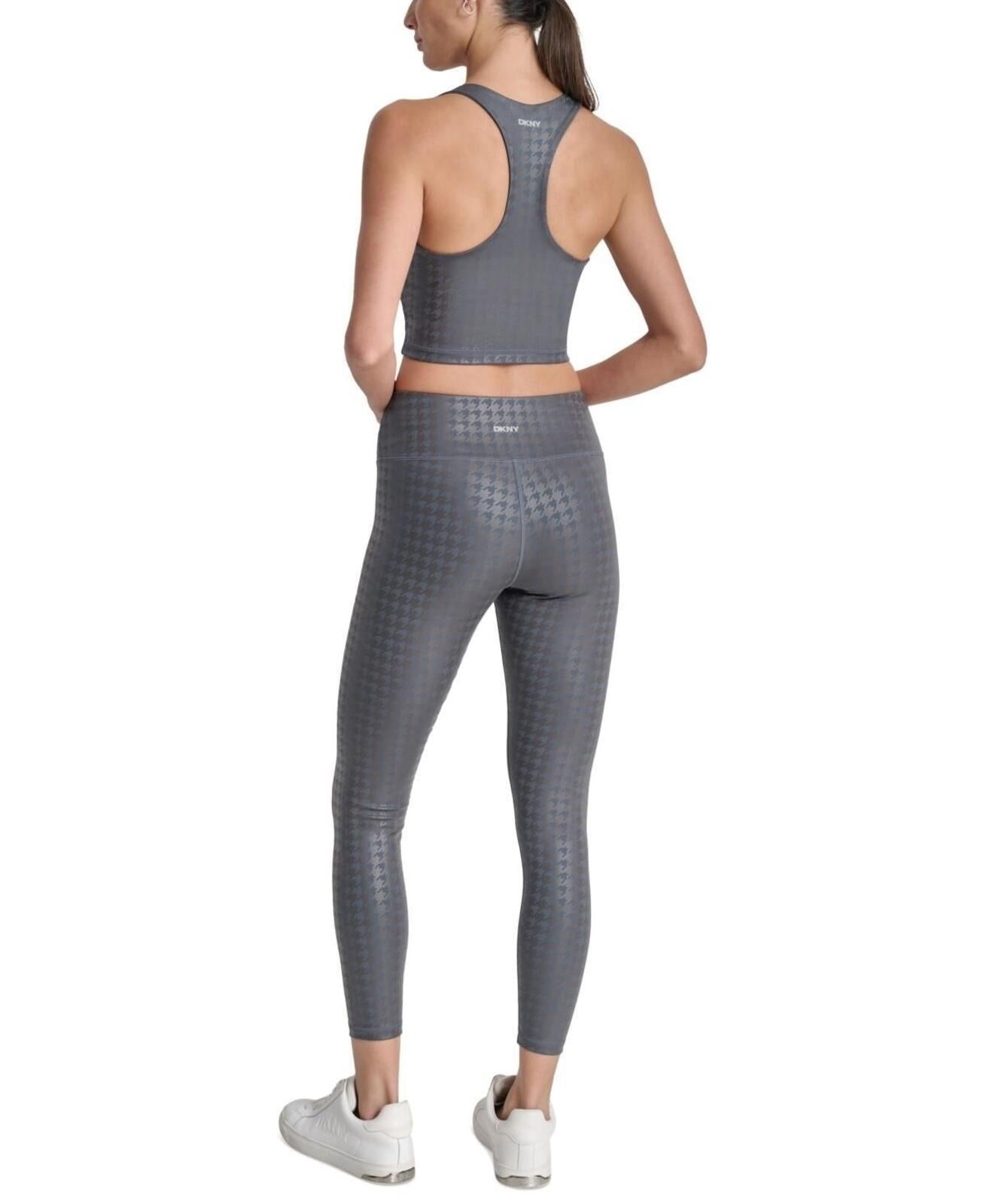 Dkny Sport Women's Cropped Racerback Tank Top - Turbulence