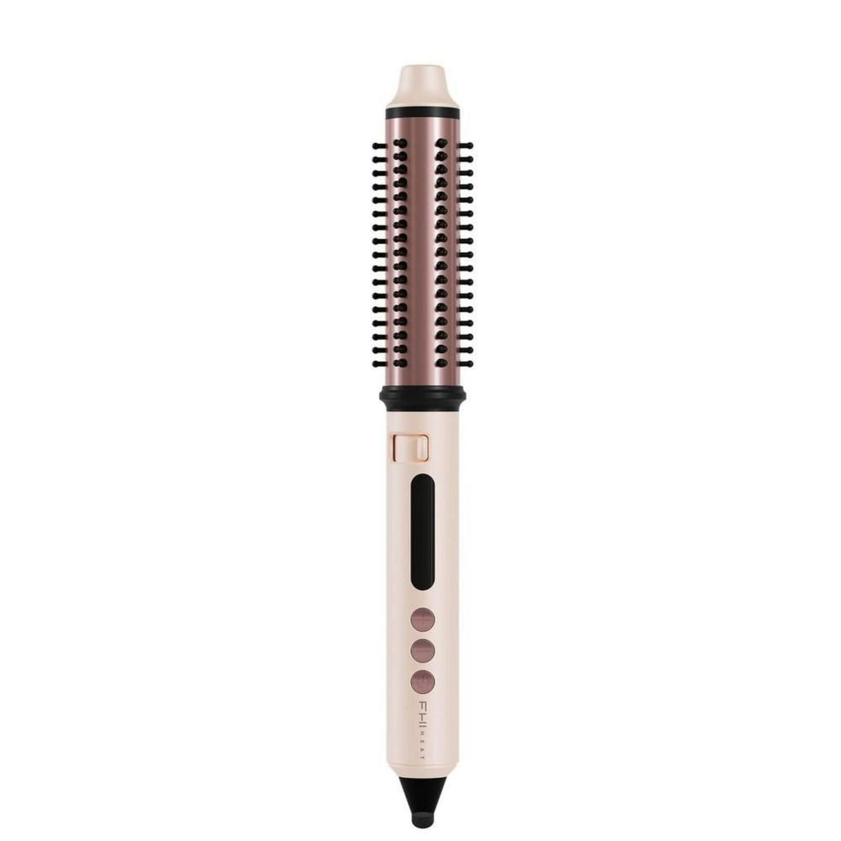 FHI Heat SwiftStyler Retractable Speed Styler Heating Curling Brush - Light Pink - 1"x1": Ceramic, All Hair Types, 5 Settings