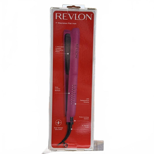 Revlon Easy Heat Precision Hair Flat Iron - 1": Ceramic