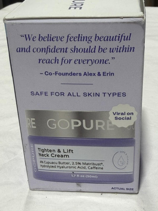 goPure Firm & Lift Neck and Chest Cream - 1.7 fl oz