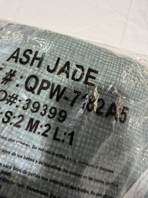 Zenana Double Pocket Romper Ash Jade QPW-7182A5