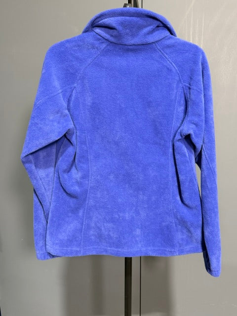 Columbia Benton Springs Zip-Front Fleece Jacket - Blue - M