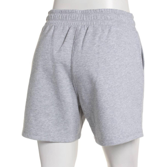 Calvin Klein Women's Smocked Waistband MIDI Shorts - Pearl Grey Heather