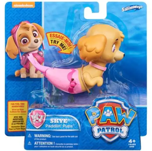 SwimWays PAW Patrol Chase Paddlin Pup in Pink