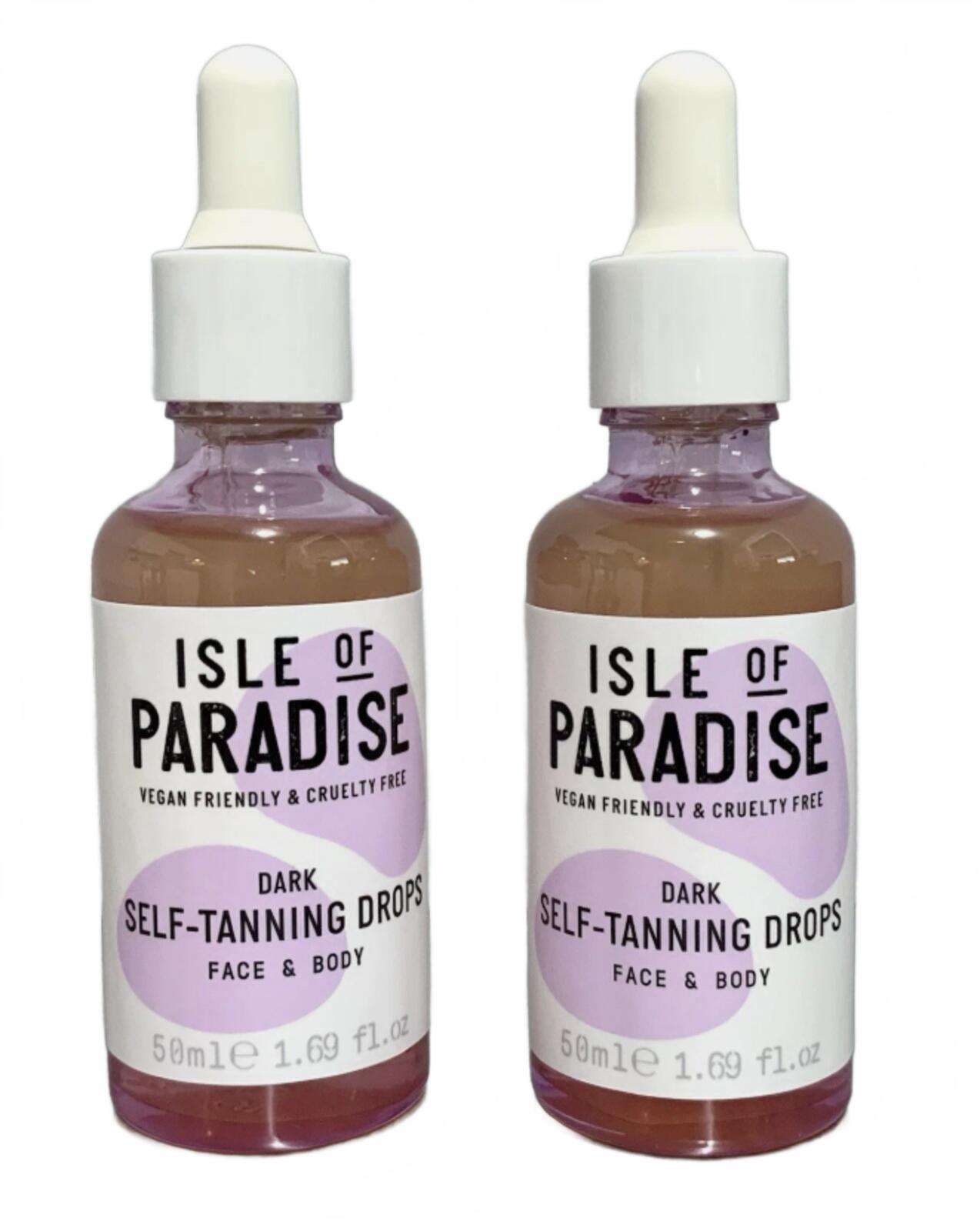 Set of 2 - Isle of Paradise Tanning Drops - Dark