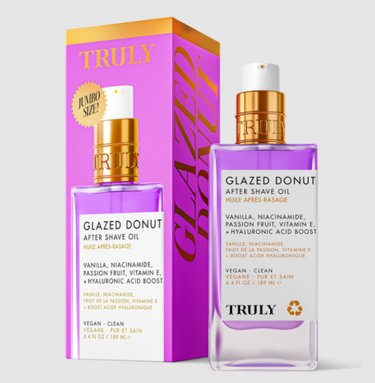 Truly Beauty After Shave Oil - Glazed Donut - JUMBO 6.4oz 189ml