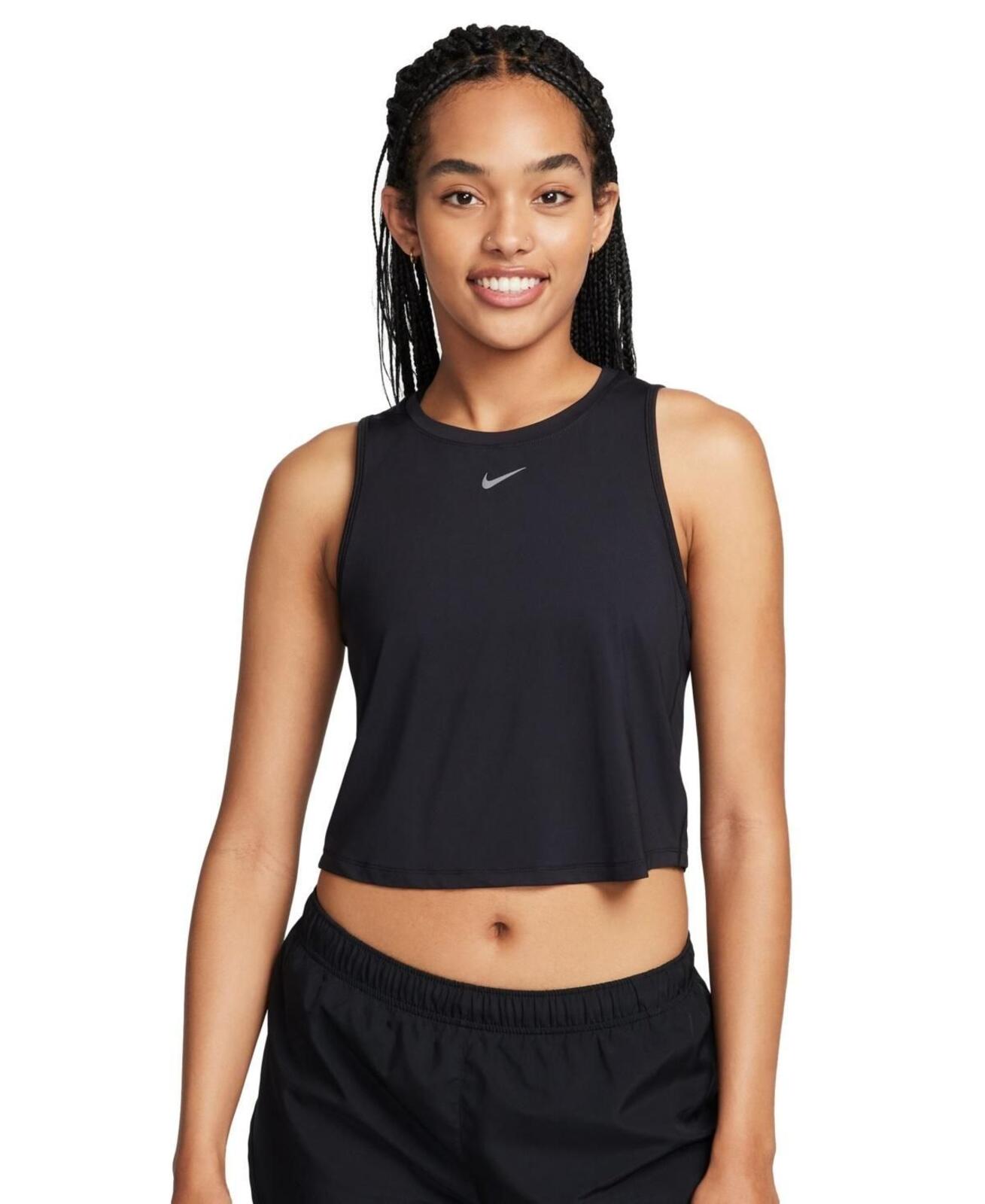 Nike One Classic Tank Top | Small | Black | Polyester/Elastane