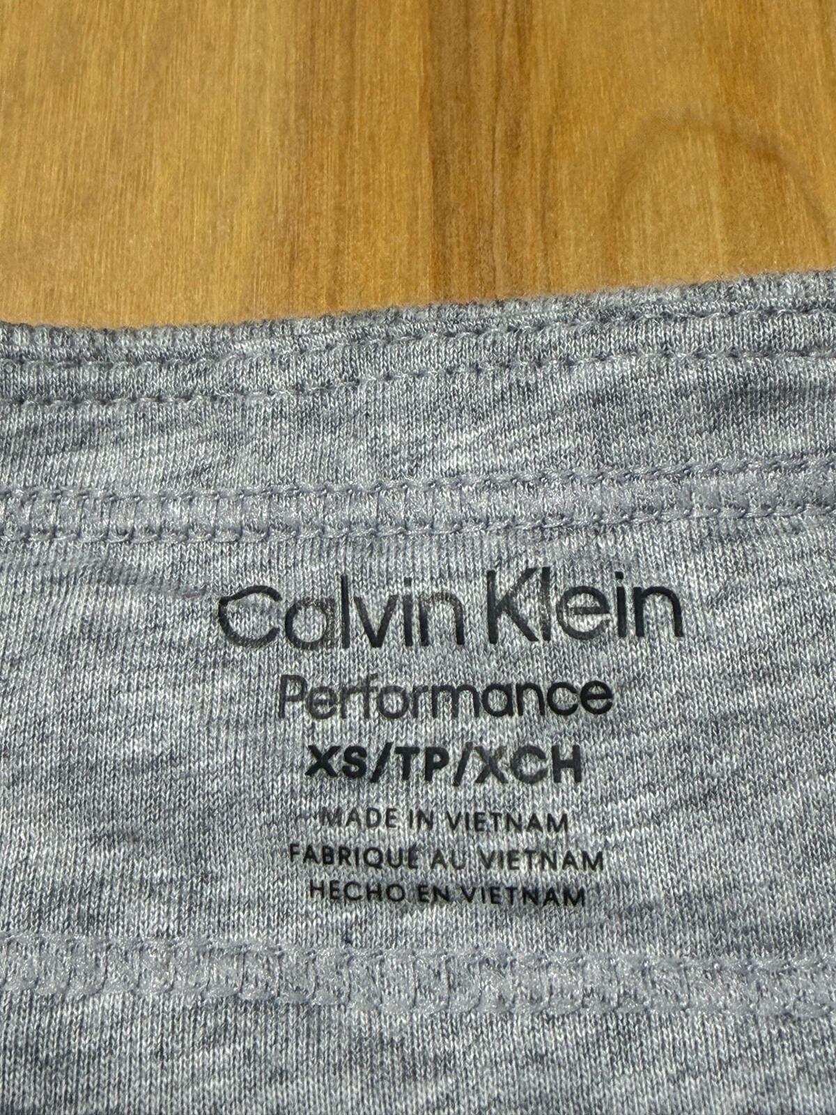 Calvin Klein Performance French Terry Shorts, Heather Grey XS - NWOT