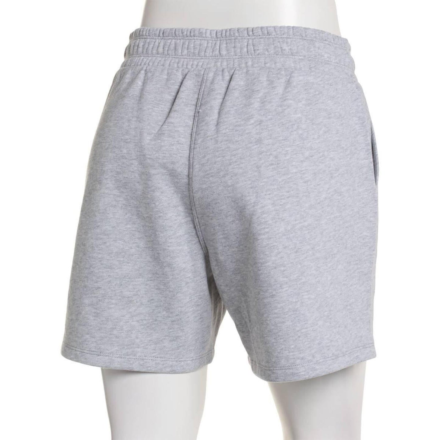 Calvin Klein Women's Smocked Waistband MIDI Shorts - Pearl Grey Heather