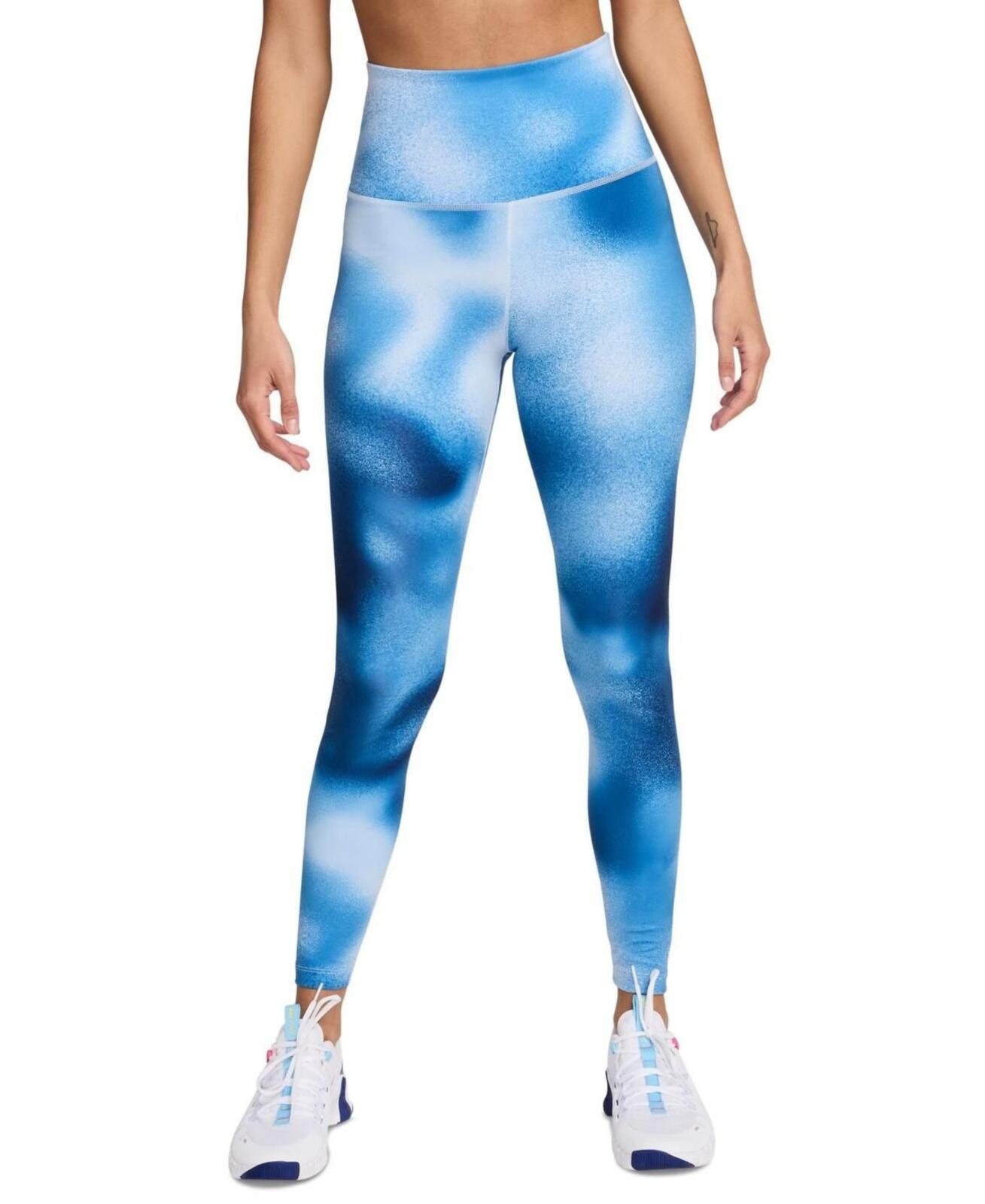 Nike Women S One High-Waist Full-Length Leggings - Court Blue - XLUS