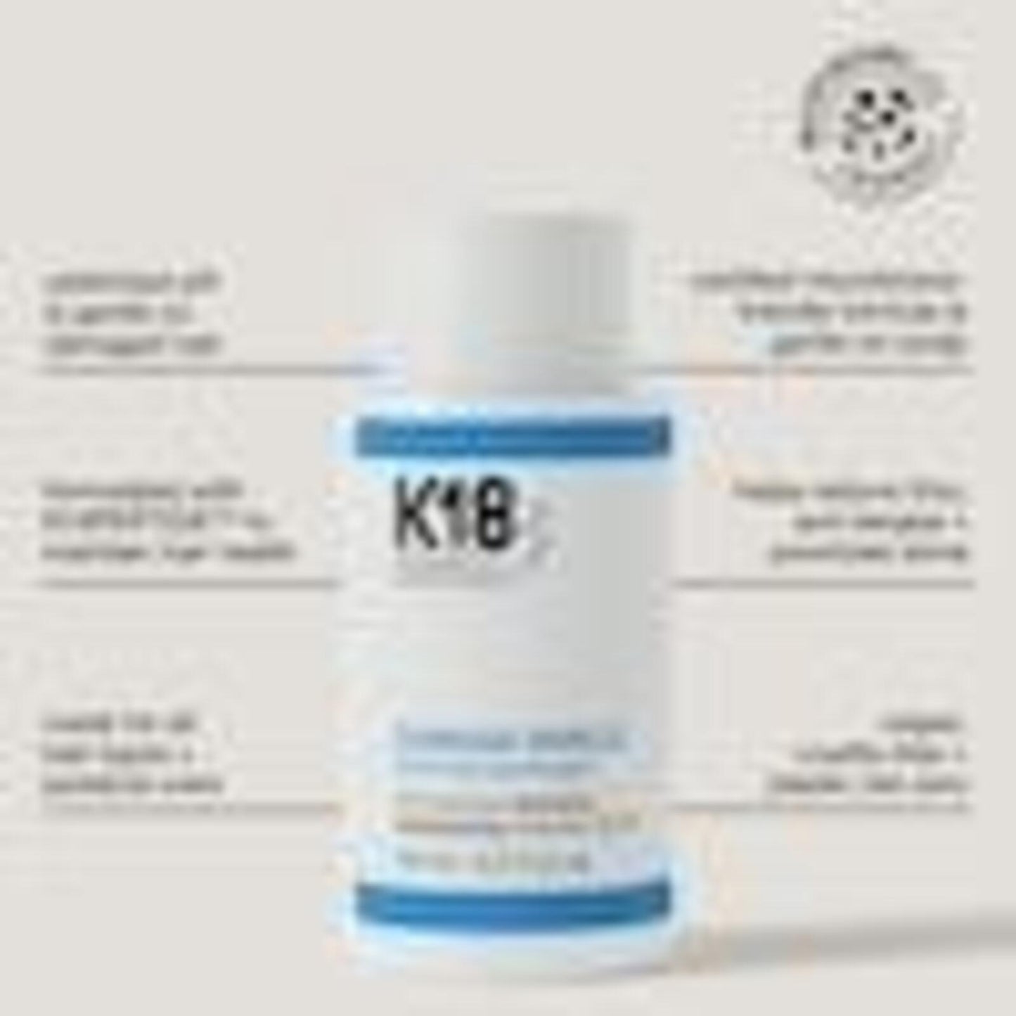 K18 Damage Shield pH Protective Shampoo - 8.5oz Full Size