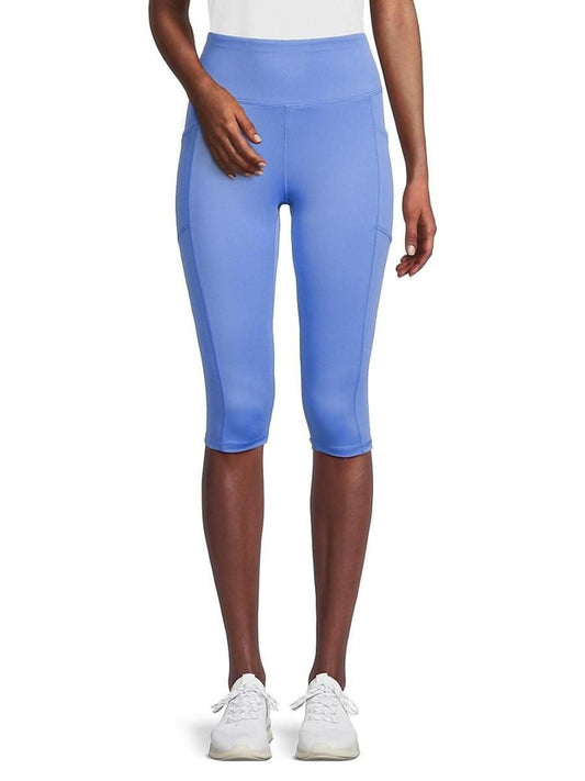 Dkny Women's Balance Compression Capri Leggings - Cornflower - Size S