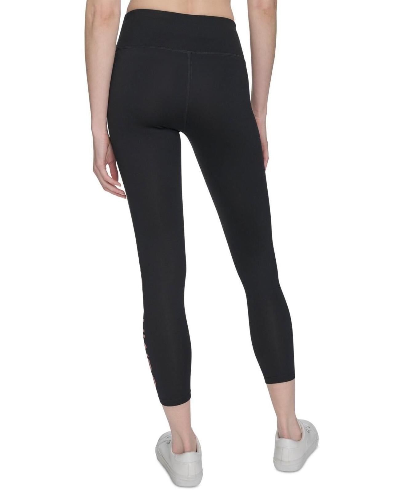 Calvin Klein Performance Women's High-Rise 7/8 Leggings - Black/brandied Apricot
