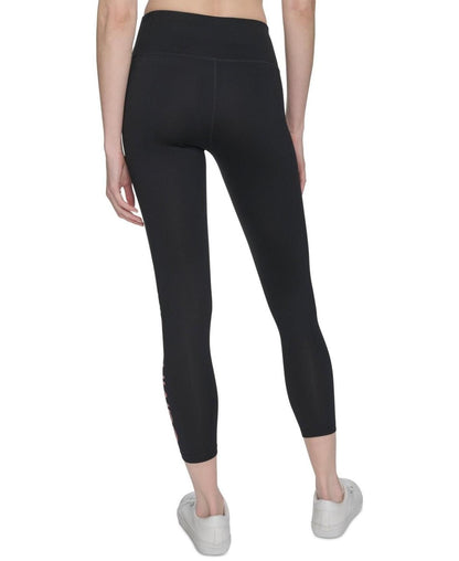 Calvin Klein Performance Women's High-Rise 7/8 Leggings - Black/brandied Apricot