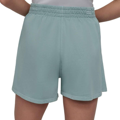 Dkny Women's Stretch Cotton Shorts - Mineral Green - Size XL