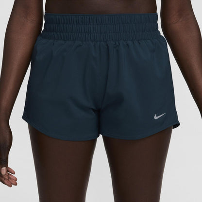 Nike Dri-FIT One 3" Shorts | XS | Armory Navy/Reflective Silver