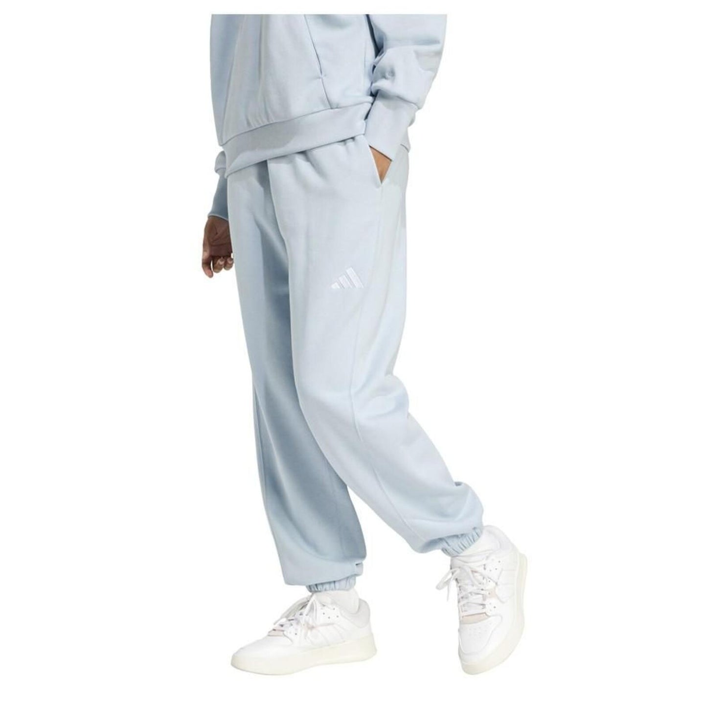 Adidas All Season Fleece Joggers - Medium - Light Blue