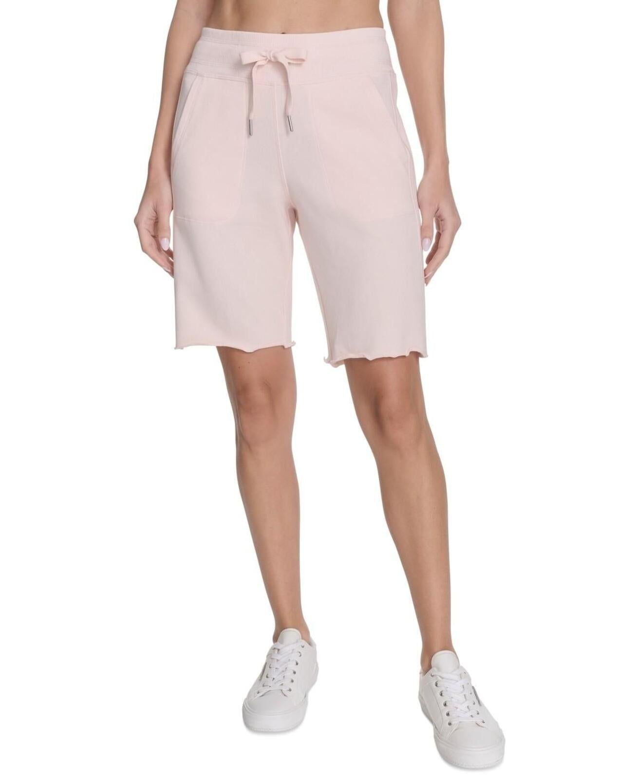 Calvin Klein Women's Performance Drawstring Shorts - Cloud Pink