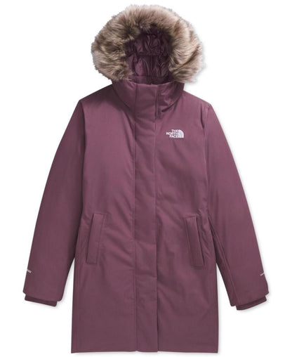 The North Face Women's Arctic Hooded Faux-Fur-Trim Parka - Midnight Mauve