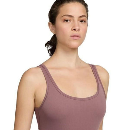 Nike One Women S Dri-FIT Dress Medium  Regular Smokey Mauve)