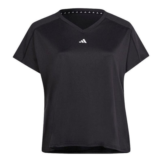Adidas AEROREADY Workout Essentials V-Neck T-Shirt - XL - Black