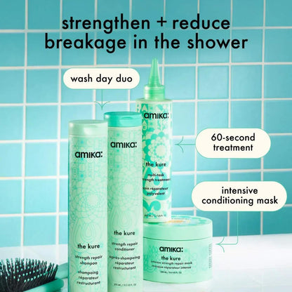 Amika The Kure Strength Repair Shampoo - 9.2oz