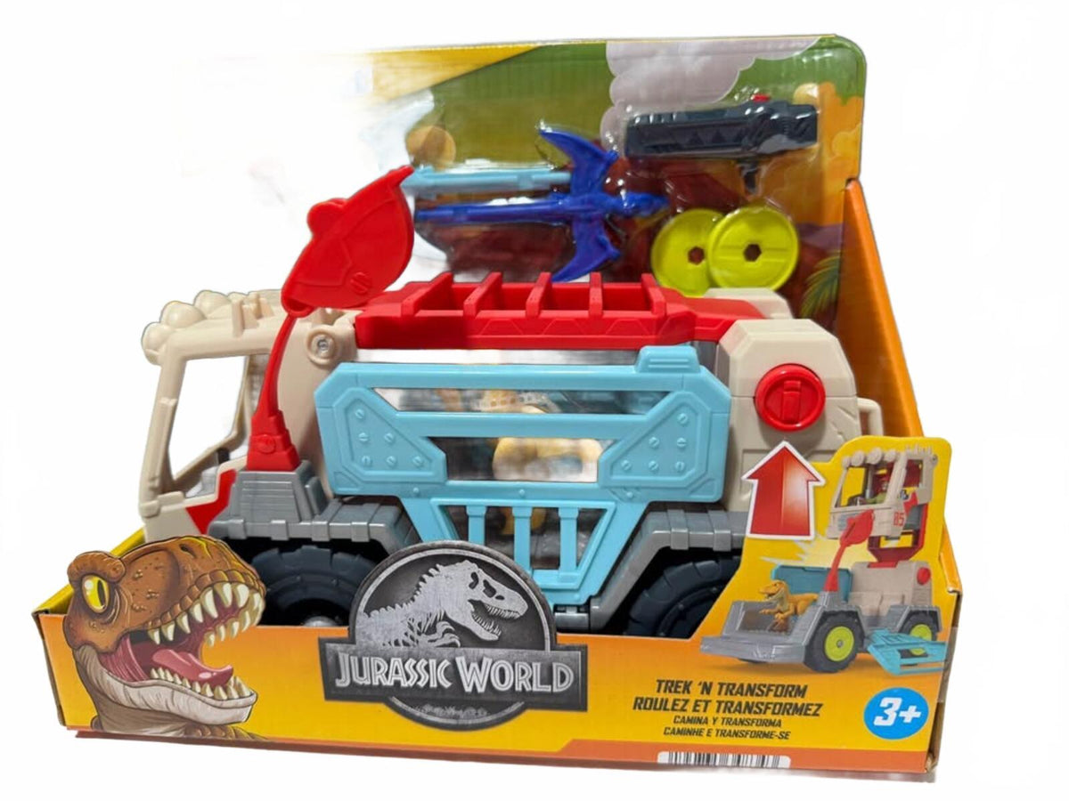 Imaginext Jurassic World Trek 'n Transform - Toy Vehicle Play Set