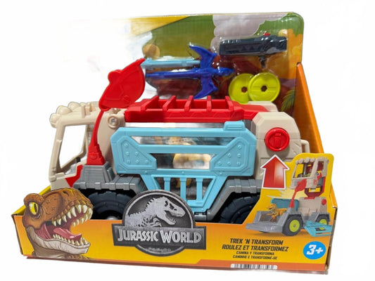 Imaginext Jurassic World Trek 'n Transform - Toy Vehicle Play Set