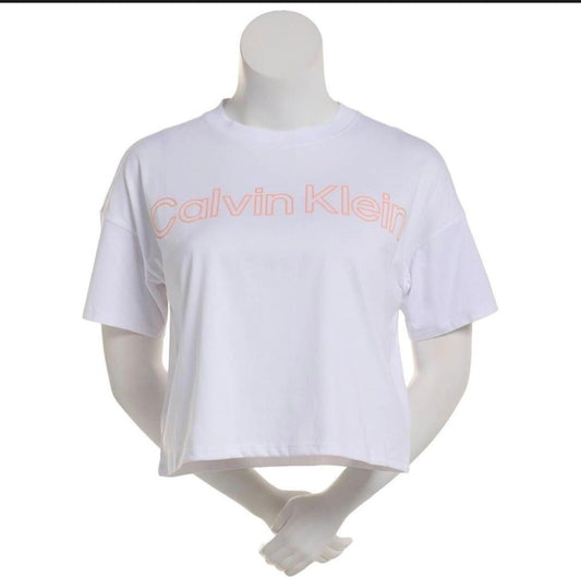 Calvin Klein Performance Puff Outline Logo Tee
