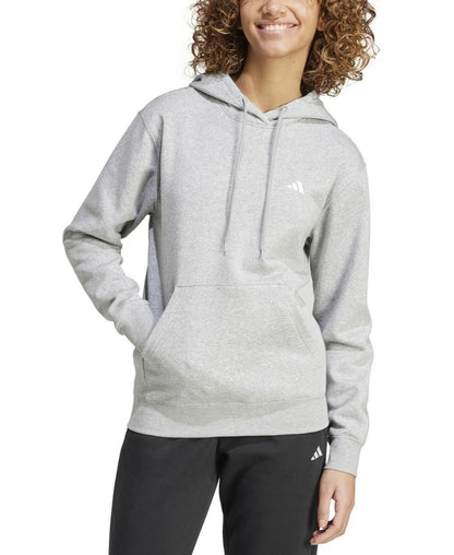 Adidas Essentials Feel Cozy Sportswear Hoodie - Medium - Heather Gray