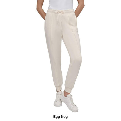 Dkny Sport Women's Zip-Cuff High-Rise Cotton Joggers - Coral Crush