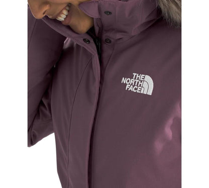 The North Face Women's Arctic Hooded Faux-Fur-Trim Parka - Midnight Mauve
