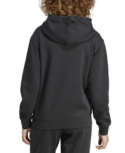 Adidas Women's Logo Feel Cozy Fleece Hoodie - Black - XS