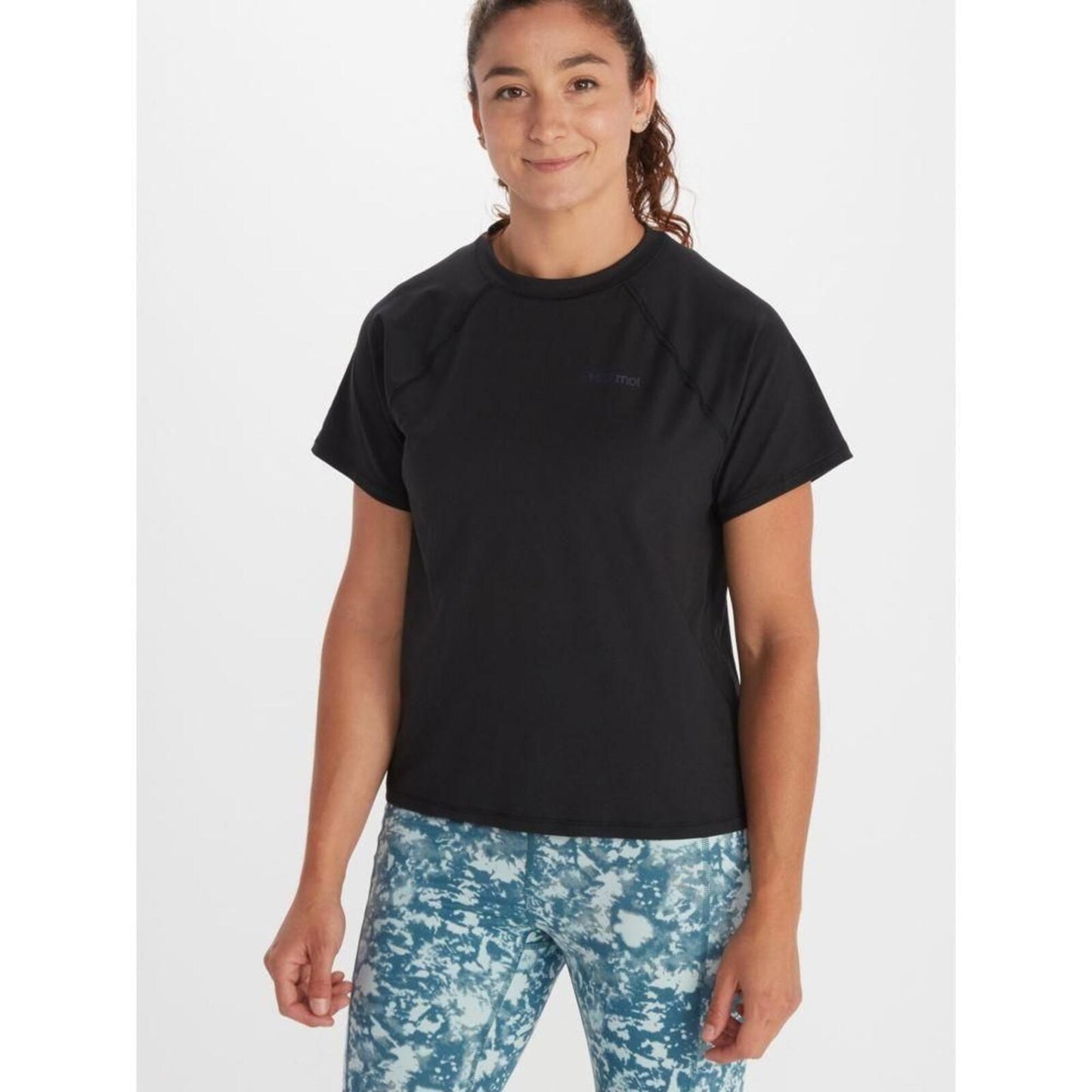 Marmot Women's Windridge UPF 50 Short-Sleeve T-Shirt in Black