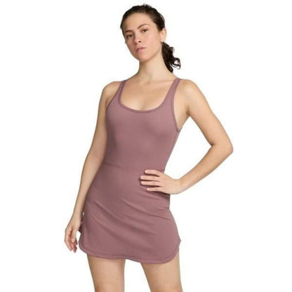 Nike One Women S Dri-FIT Dress Medium  Regular Smokey Mauve)