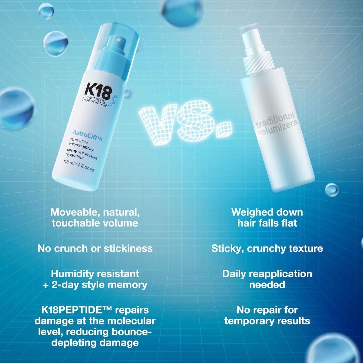 K18 AstroLift™ Reparative Volume Spray - 4oz Full Size