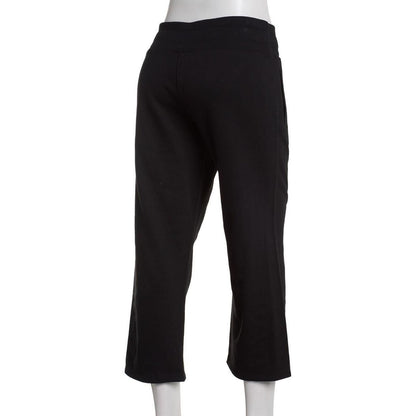 Calvin Klein Women's Cropped Drawstring-Waist Pants - Blue Surf