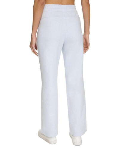 Calvin Klein Women's Fleece High-Waist Angled-Pocket Sweatpants - Spray
