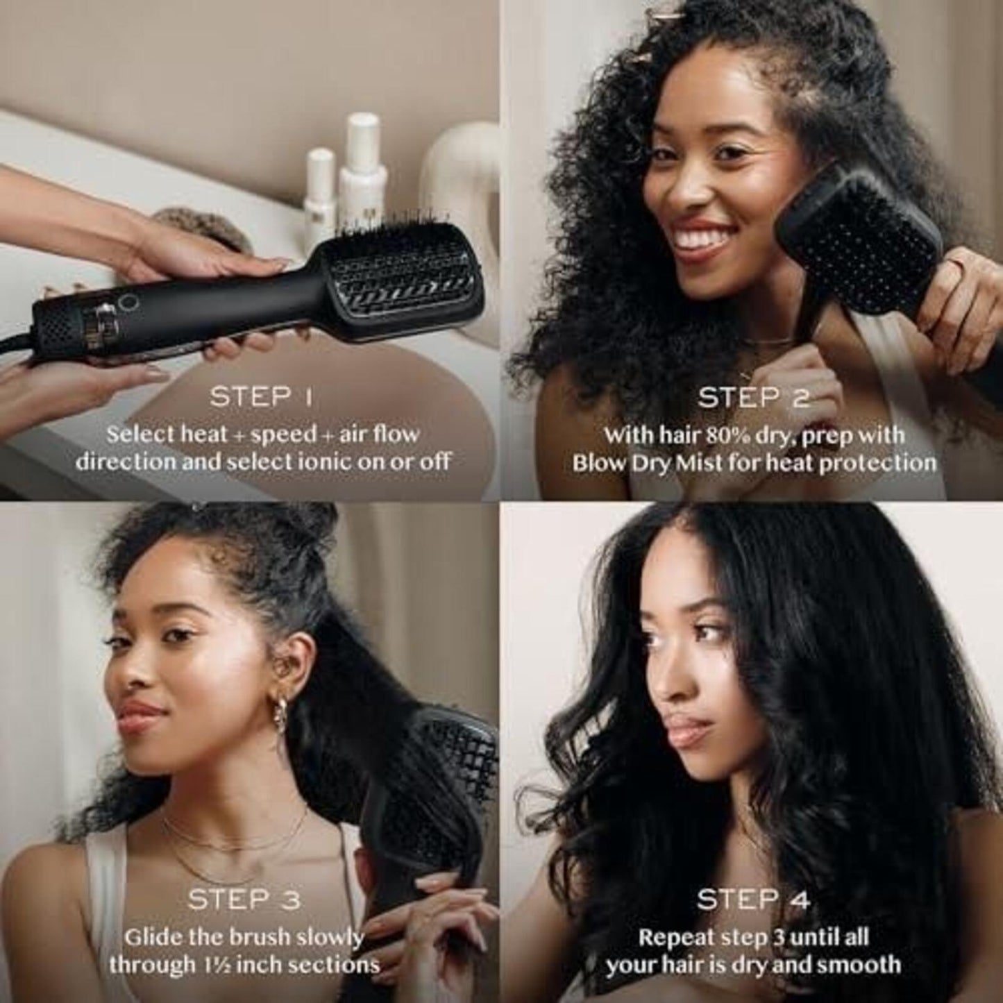 Kristin Ess Blow Dry Hair Brush - 1500 Watts