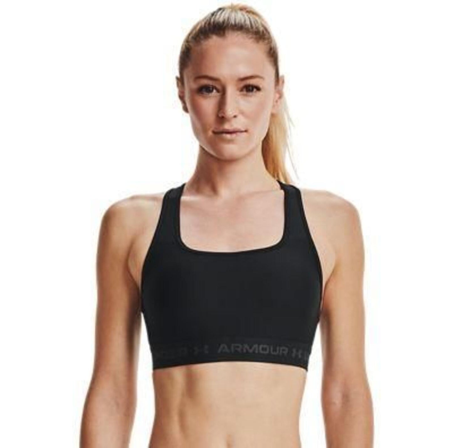 Under Armour Women S Mid Crossback Sports Bra