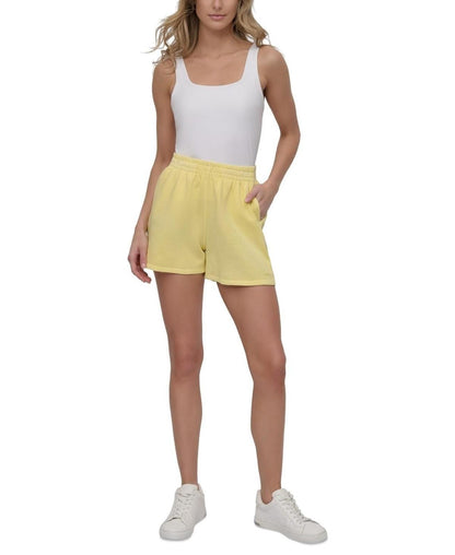 DKNY Sport Shorts, Yellow - M