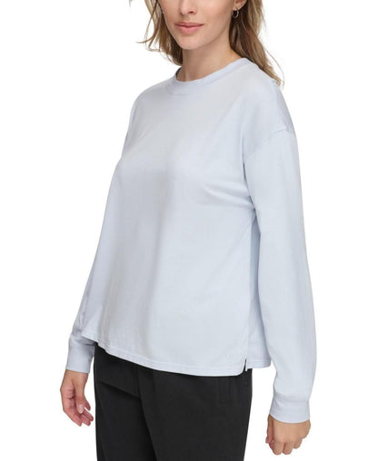 Calvin Klein Performance Women's Long-Sleeve Crewneck T-Shirt - Spray