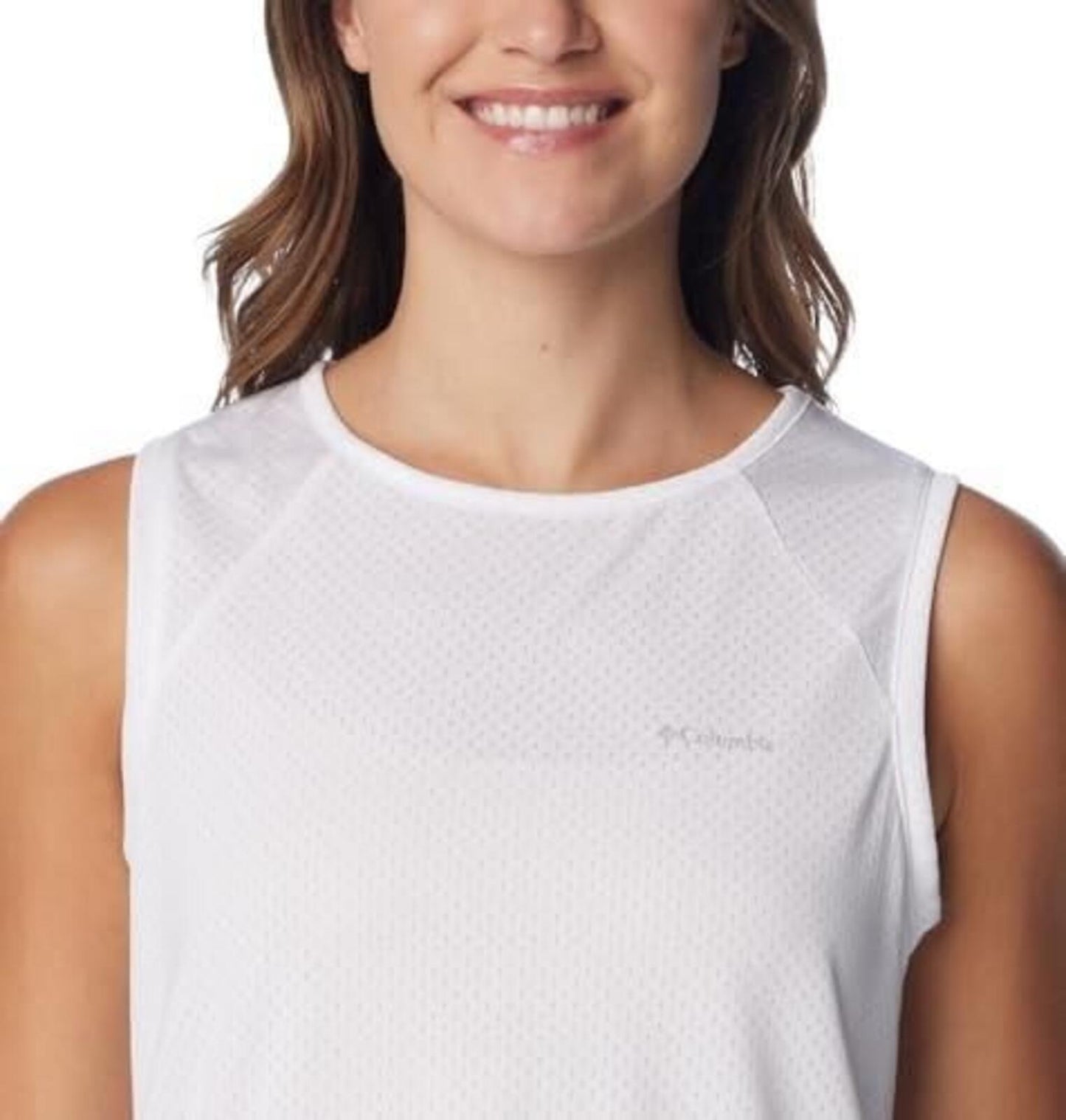 Columbia Women's Bogata Bay Sleeveless Casual Shirt - White L