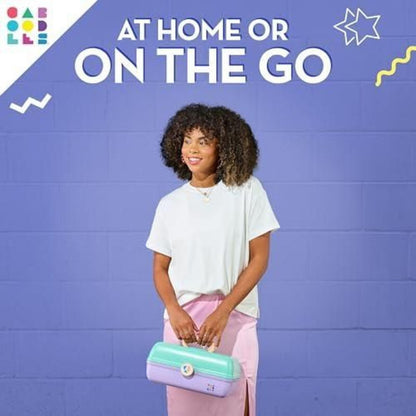 Caboodles on-the-Go Girl Storage - Lilac Over Cobalt Blue