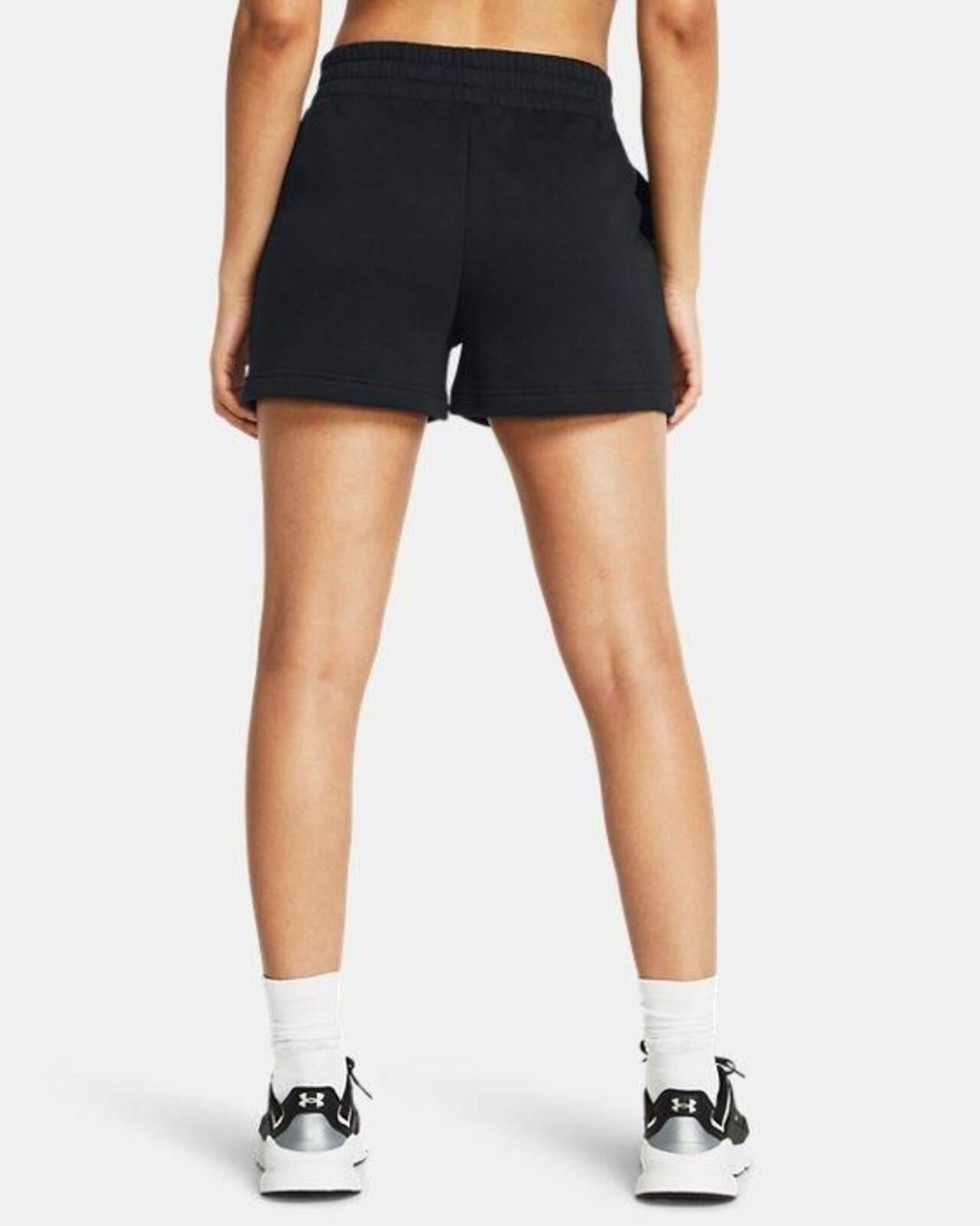 Under Armour Rival Fleece Shorts Women's Shorts Black/White - M (US 8-10)