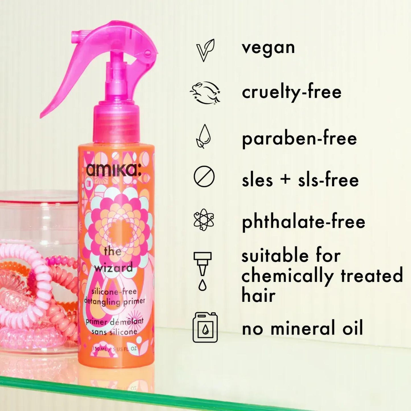 Amika The Wizard Detangling Primer - 5oz Full Size