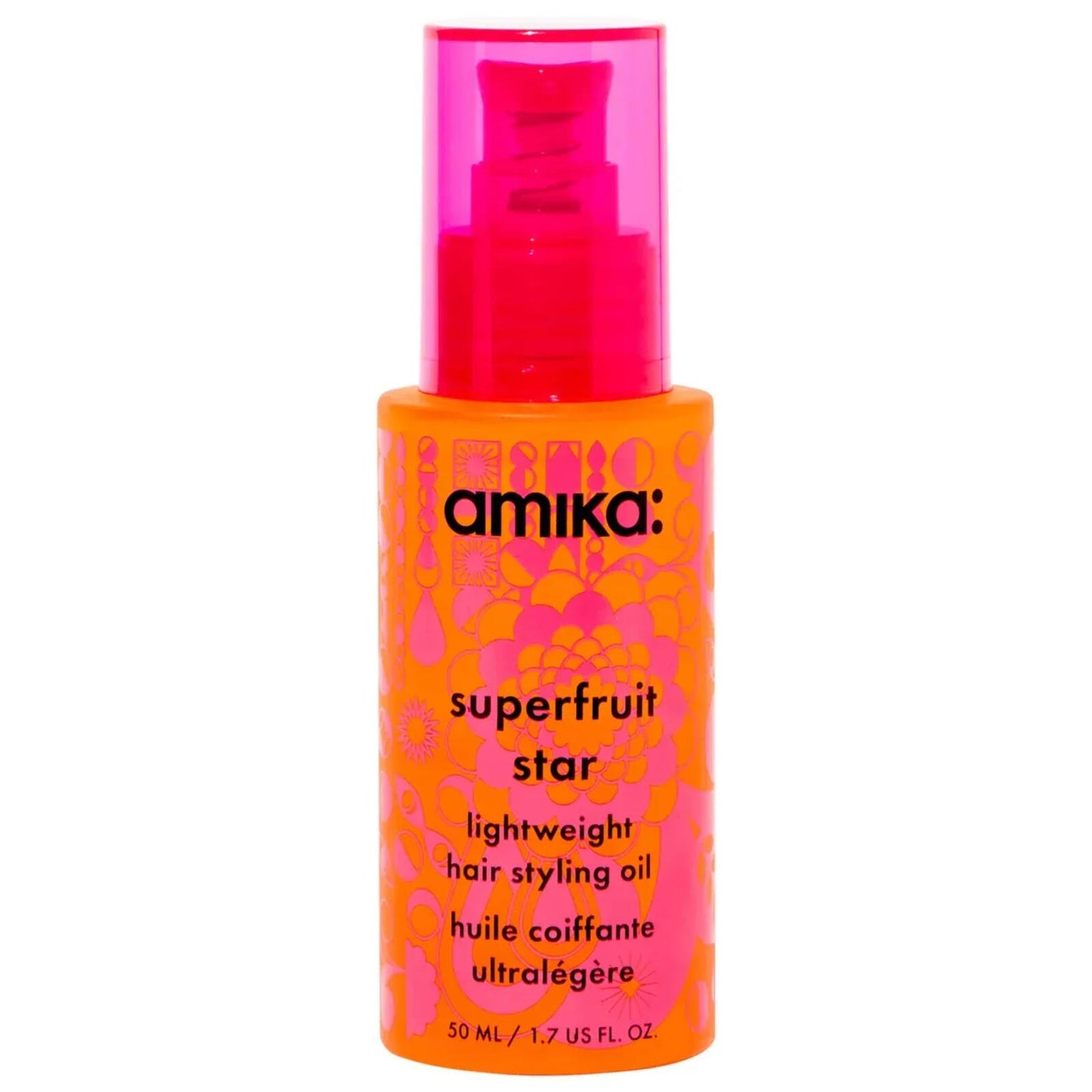 Amika Superfruit Star Lightweight Hair Styling Oil - 1.7oz Full Size