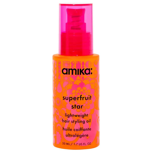 Amika Superfruit Star Lightweight Hair Styling Oil - 1.7oz Full Size